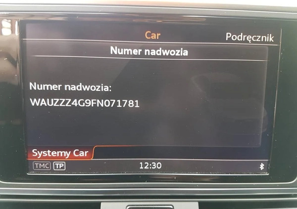 Audi A6 cena 75500 przebieg: 214000, rok produkcji 2015 z Krzeszowice małe 154